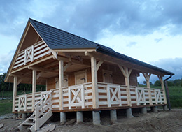 Drewniany domek całoroczny Andrzej