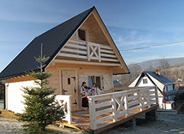 Drewniany domek całoroczny Kazek