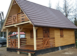 Drewniany domek całoroczny Marcin